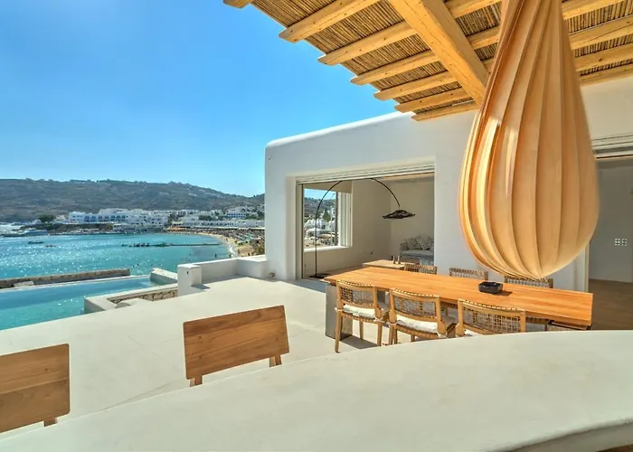 Beachfront Mykon Villa