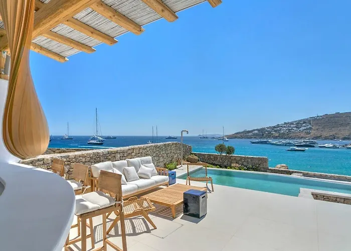 Beachfront Mykon 빌라 *